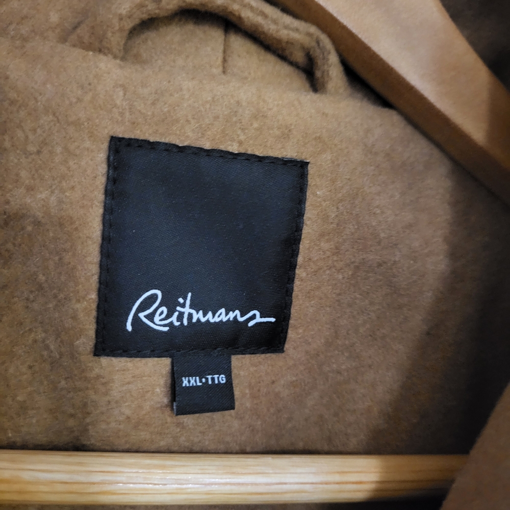 Reitmans Elegant Camel Trench Winter Coat - Picture 3 of 6